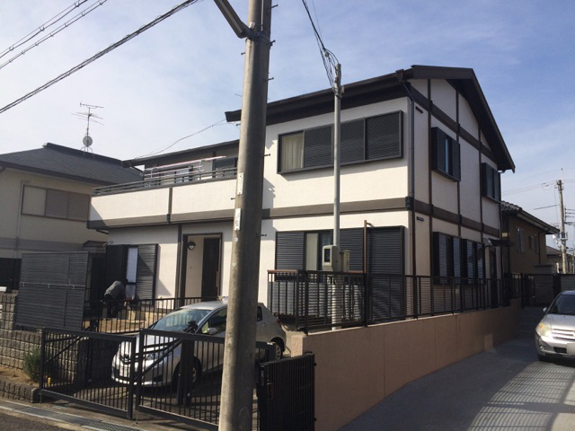 大阪狭山市 ハウスメーカーの外壁・屋根の塗り替え