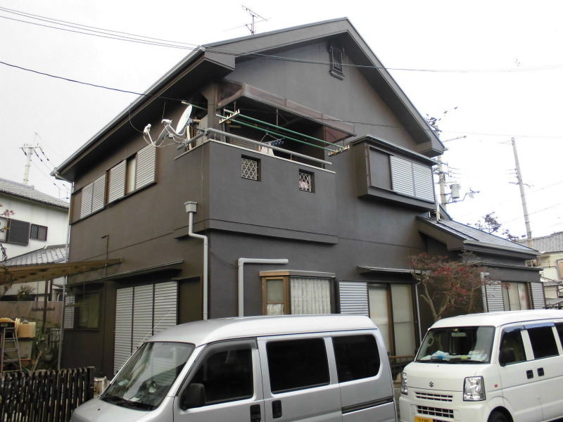 奈良県香芝市にて外壁塗装と屋根の遮熱塗装（フッ素）でご満足のお声