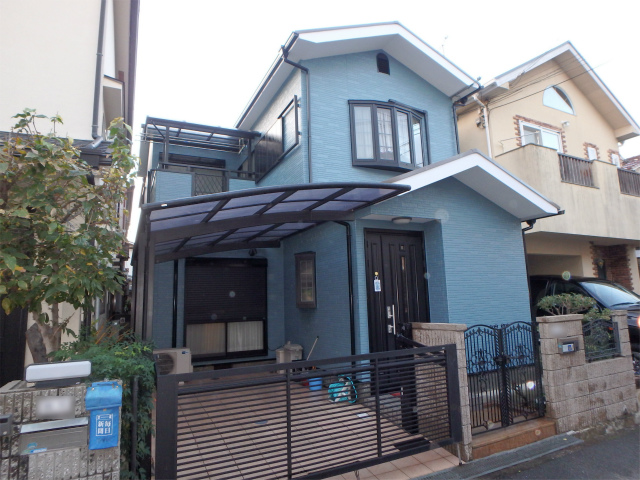 藤井寺市にてサイディングの外壁塗装と屋根の遮熱塗装で大満足の施工事例