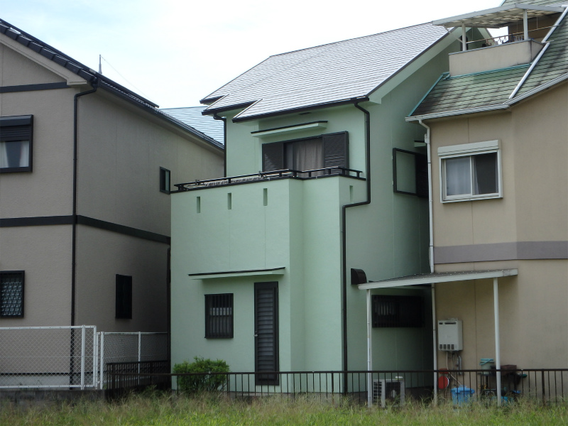 河内長野市にて二階建ての住宅塗装（外壁と屋根）で喜んで頂いたお声