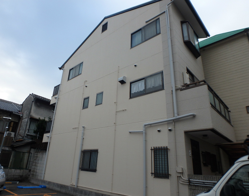 大阪市阿倍野区にて外壁塗装と屋根塗装 口コミで知り満足工事！