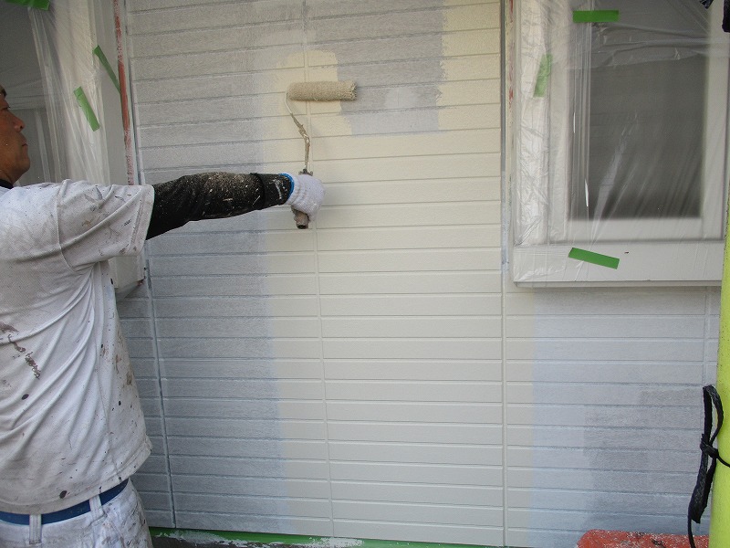 堺市　セキスイハイムの塗装工事②窯業系サイディングの外壁塗装