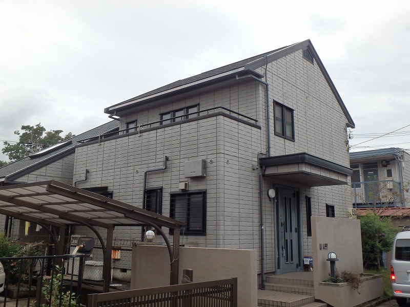 堺市　旭化成ヘーベルハウスの屋根外壁塗装工事の現場調査