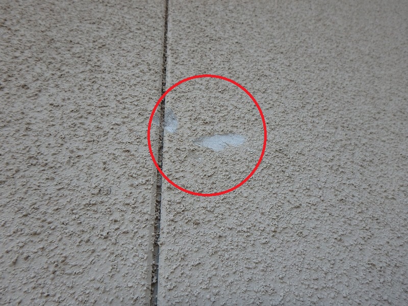 高石市にて台風21号の際に外壁に傷が出来たので保険で塗装工事