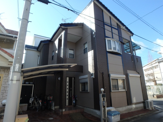 堺市にて外壁塗装と防水工事で新築みたいに綺麗になった施工事例